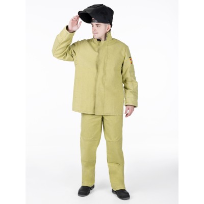 Костюм Сварщика куртка, брюки брезентовый с налокотниками и наколенниками